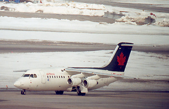BAe 146-200 airNova C-GNRX fin 203