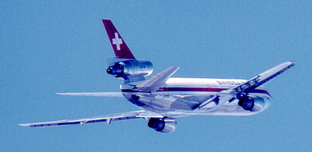 DC-10 Swissair juin-June 1973 Dorval arprt