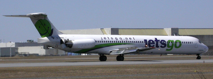 McDonnell Douglas MD-83 (DC-9-83) (Jetsgo) C-FRYA