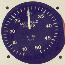 Manifold pressure gauge