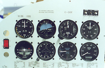 Left instrument panel (click)