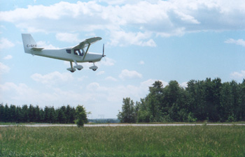 Over the runway