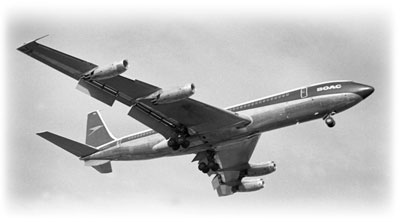 Boeing 707-436 BOAC G-APFJ sept 1971