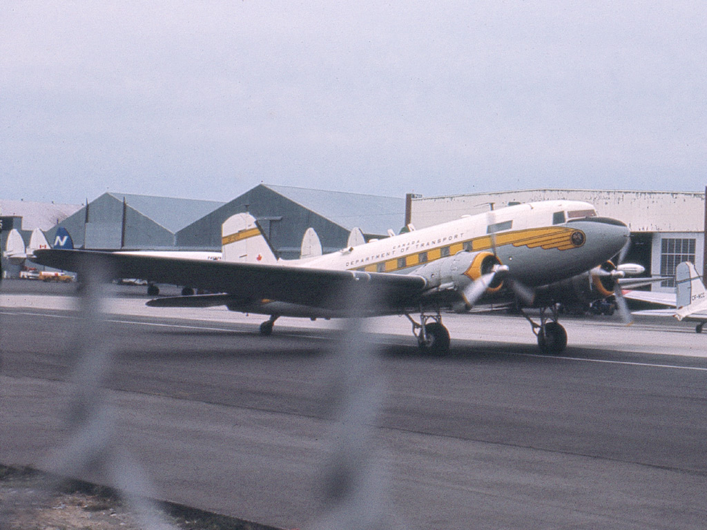 DOT Canada CF-DTT DC-3 Sept 1965 Dorval