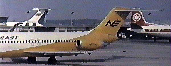 Il-62 (Aeroflot), DC-9 (Northeast), Vanguard (Air Canada)