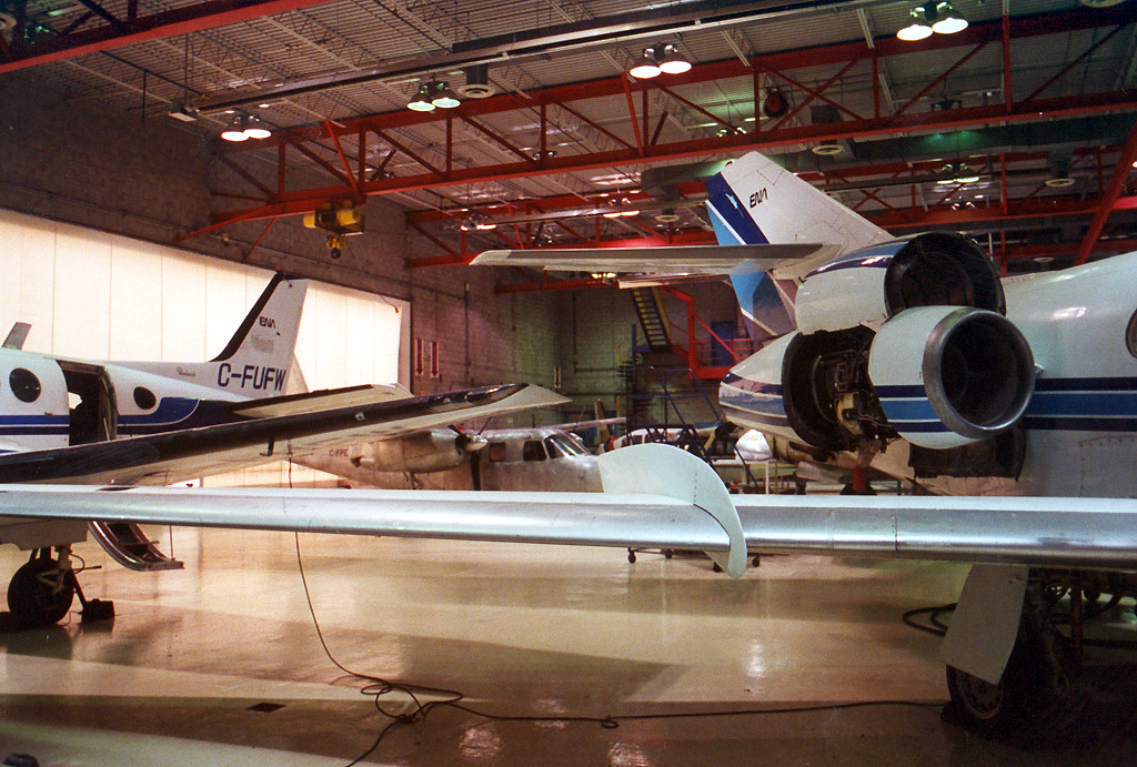 Dassault Mystère 20 (Falcon Jet 20), Aerocommander 680  & Beechcraft King Air